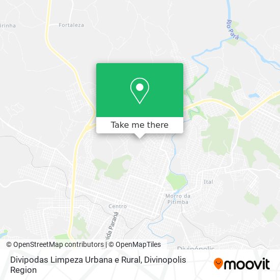 Divipodas Limpeza Urbana e Rural map
