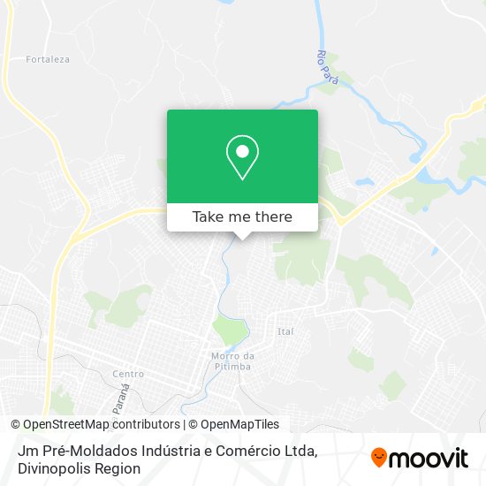 Jm Pré-Moldados Indústria e Comércio Ltda map