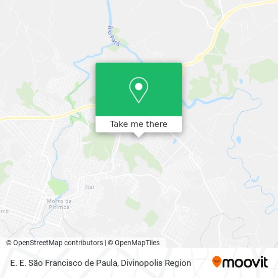 Mapa E. E. São Francisco de Paula