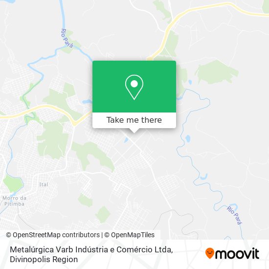 Mapa Metalúrgica Varb Indústria e Comércio Ltda