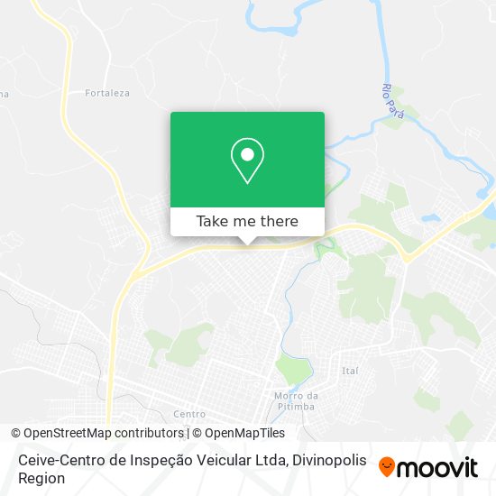 Mapa Ceive-Centro de Inspeção Veicular Ltda