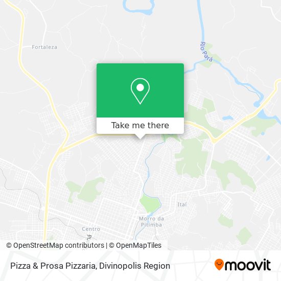 Mapa Pizza & Prosa Pizzaria