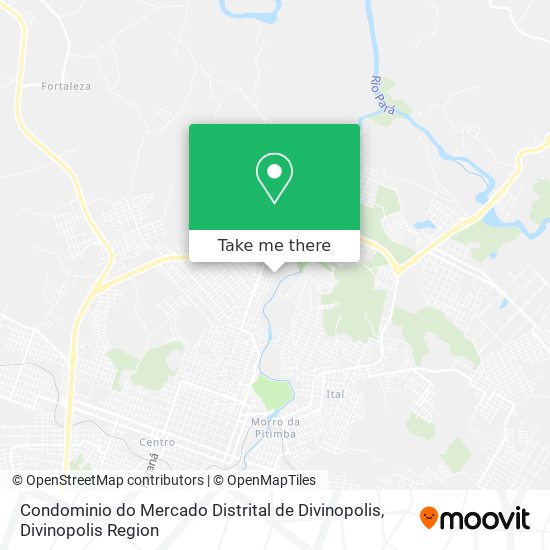 Condominio do Mercado Distrital de Divinopolis map