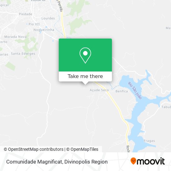 Comunidade Magnificat map
