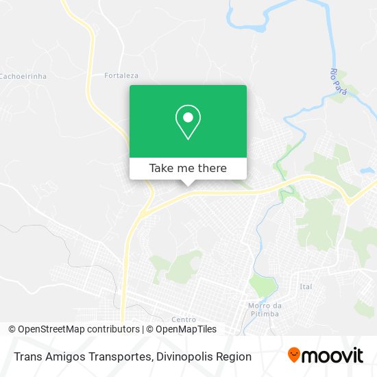 Trans Amigos Transportes map