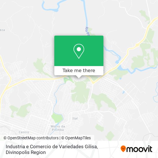 Mapa Industria e Comercio de Variedades Gilisa