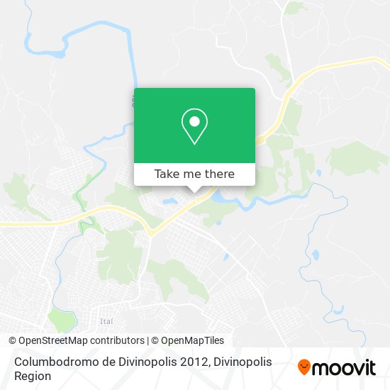 Mapa Columbodromo de Divinopolis 2012