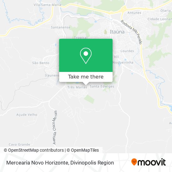 Mercearia Novo Horizonte map