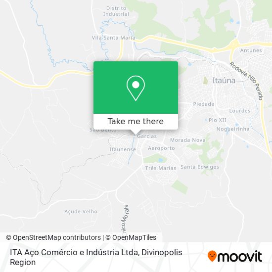 Mapa ITA Aço Comércio e Indústria Ltda