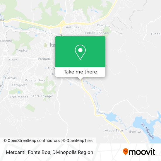Mercantil Fonte Boa map