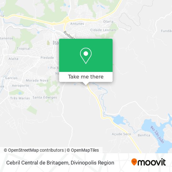 Cebril Central de Britagem map