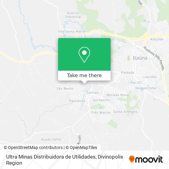 Ultra Minas Distribuidora de Utilidades map