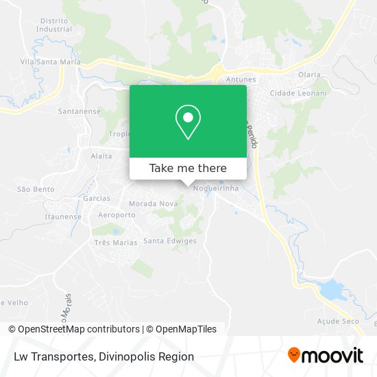 Lw Transportes map