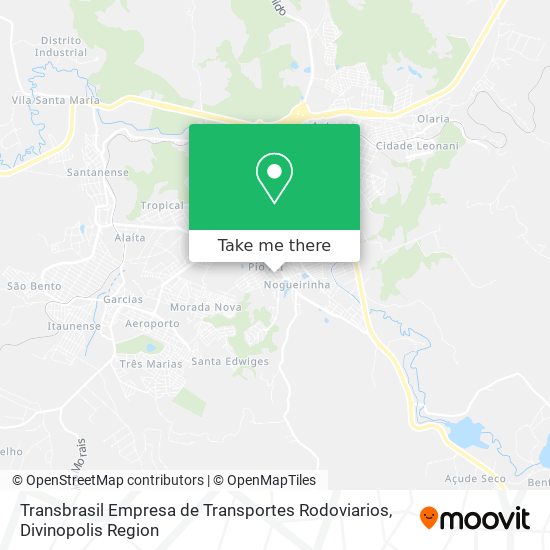Transbrasil Empresa de Transportes Rodoviarios map