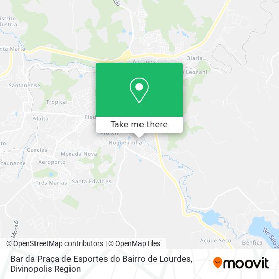 Bar da Praça de Esportes do Bairro de Lourdes map