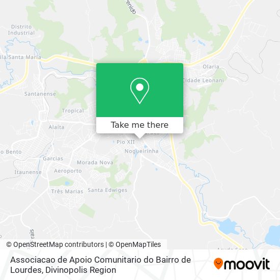 Associacao de Apoio Comunitario do Bairro de Lourdes map