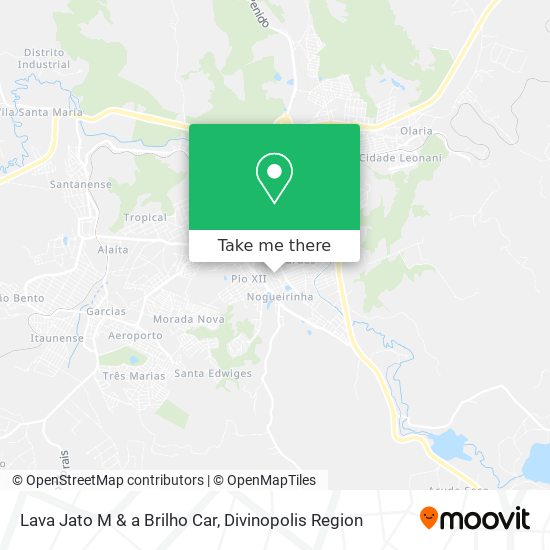 Lava Jato M & a Brilho Car map