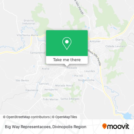 Big Way Representacoes map