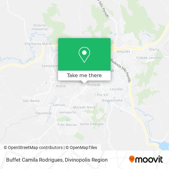 Buffet Camila Rodrigues map