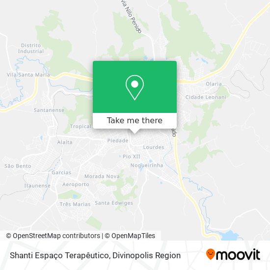 Shanti Espaço Terapêutico map