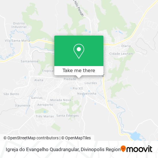 Igreja do Evangelho Quadrangular map