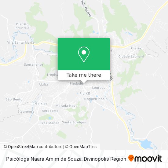 Psicóloga Naara Amim de Souza map