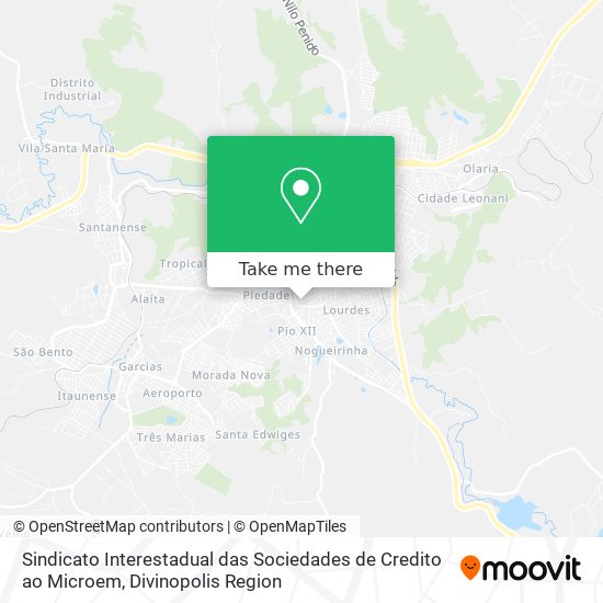 Sindicato Interestadual das Sociedades de Credito ao Microem map