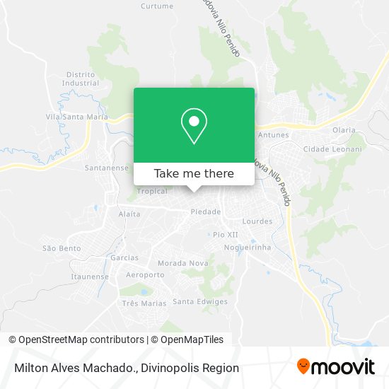 Milton Alves Machado. map