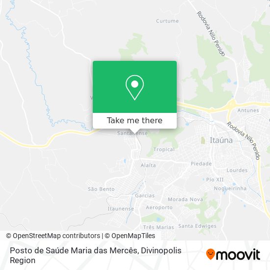 Posto de Saúde Maria das Mercês map