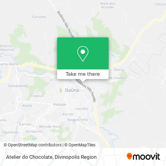 Atelier do Chocolate map