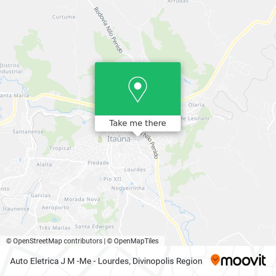 Auto Eletrica J M -Me - Lourdes map