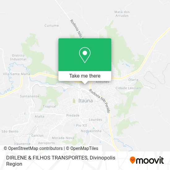 DIRLENE & FILHOS TRANSPORTES map