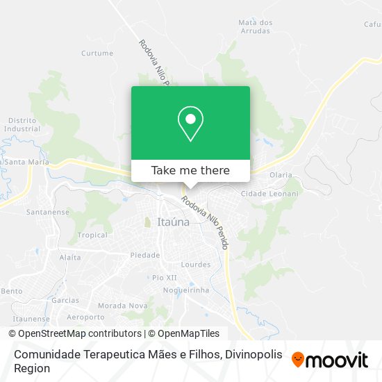 Comunidade Terapeutica Mães e Filhos map