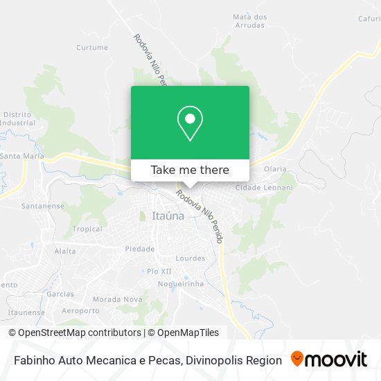 Fabinho Auto Mecanica e Pecas map