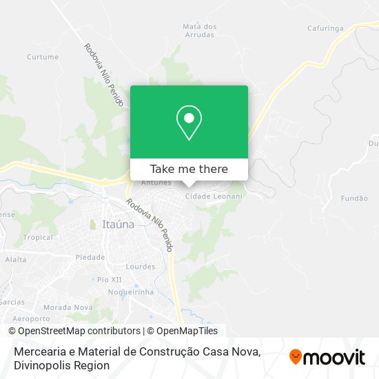 Mercearia e Material de Construção Casa Nova map