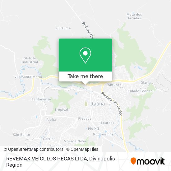 Mapa REVEMAX VEICULOS PECAS LTDA