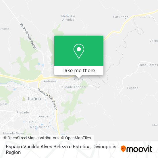 Espaço Vanilda Alves Beleza e Estética map