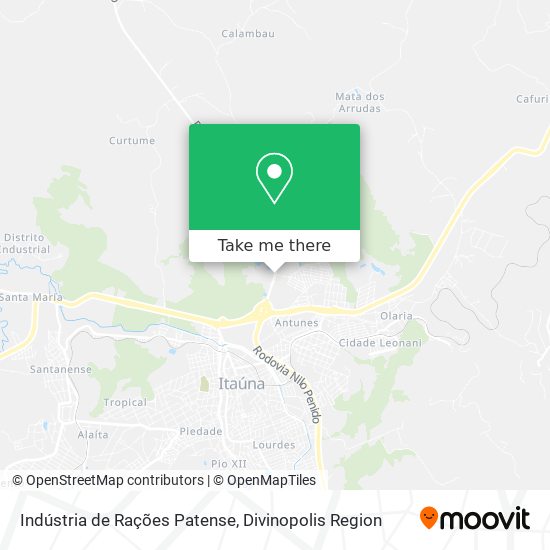 Indústria de Rações Patense map
