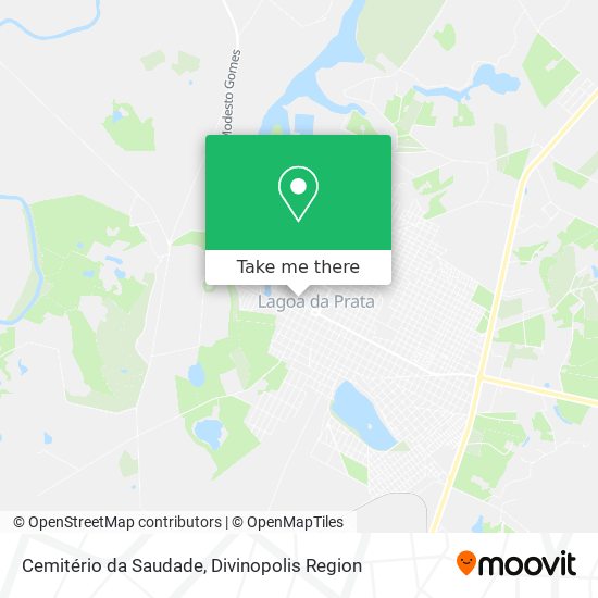 Cemitério da Saudade map