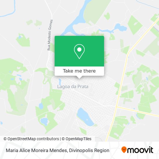 Maria Alice Moreira Mendes map