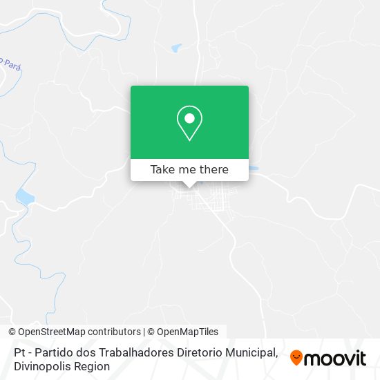 Pt - Partido dos Trabalhadores Diretorio Municipal map