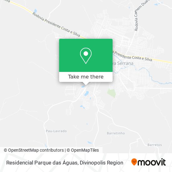 Residencial Parque das Águas map