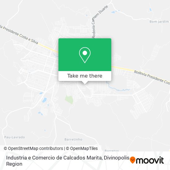 Industria e Comercio de Calcados Marita map