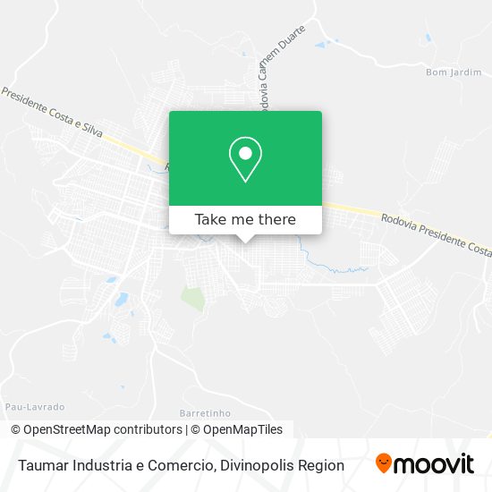 Taumar Industria e Comercio map