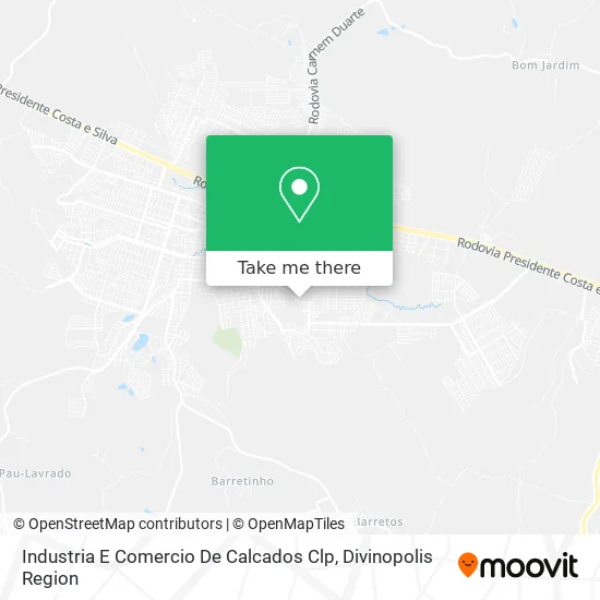 Industria E Comercio De Calcados Clp map