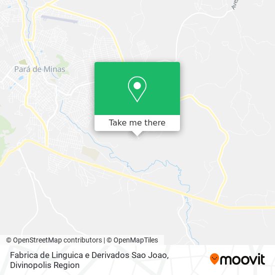 Fabrica de Linguica e Derivados Sao Joao map