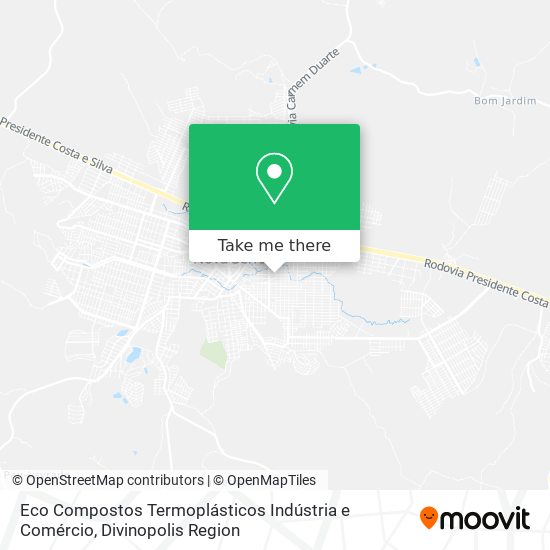 Eco Compostos Termoplásticos Indústria e Comércio map