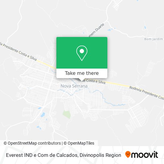 Mapa Everest IND e Com de Calcados