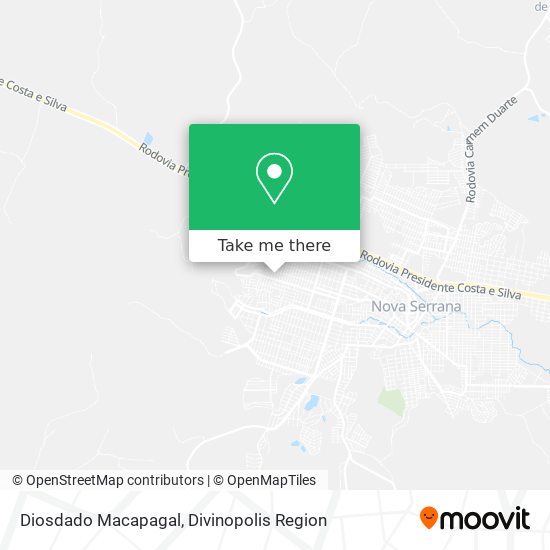 Diosdado Macapagal map