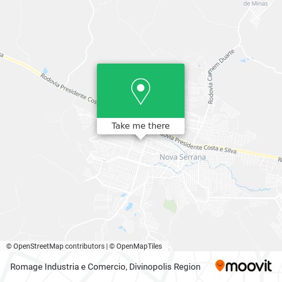 Romage Industria e Comercio map